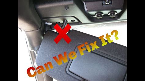 metal bracket to fix car visers|broken sun visor repair.